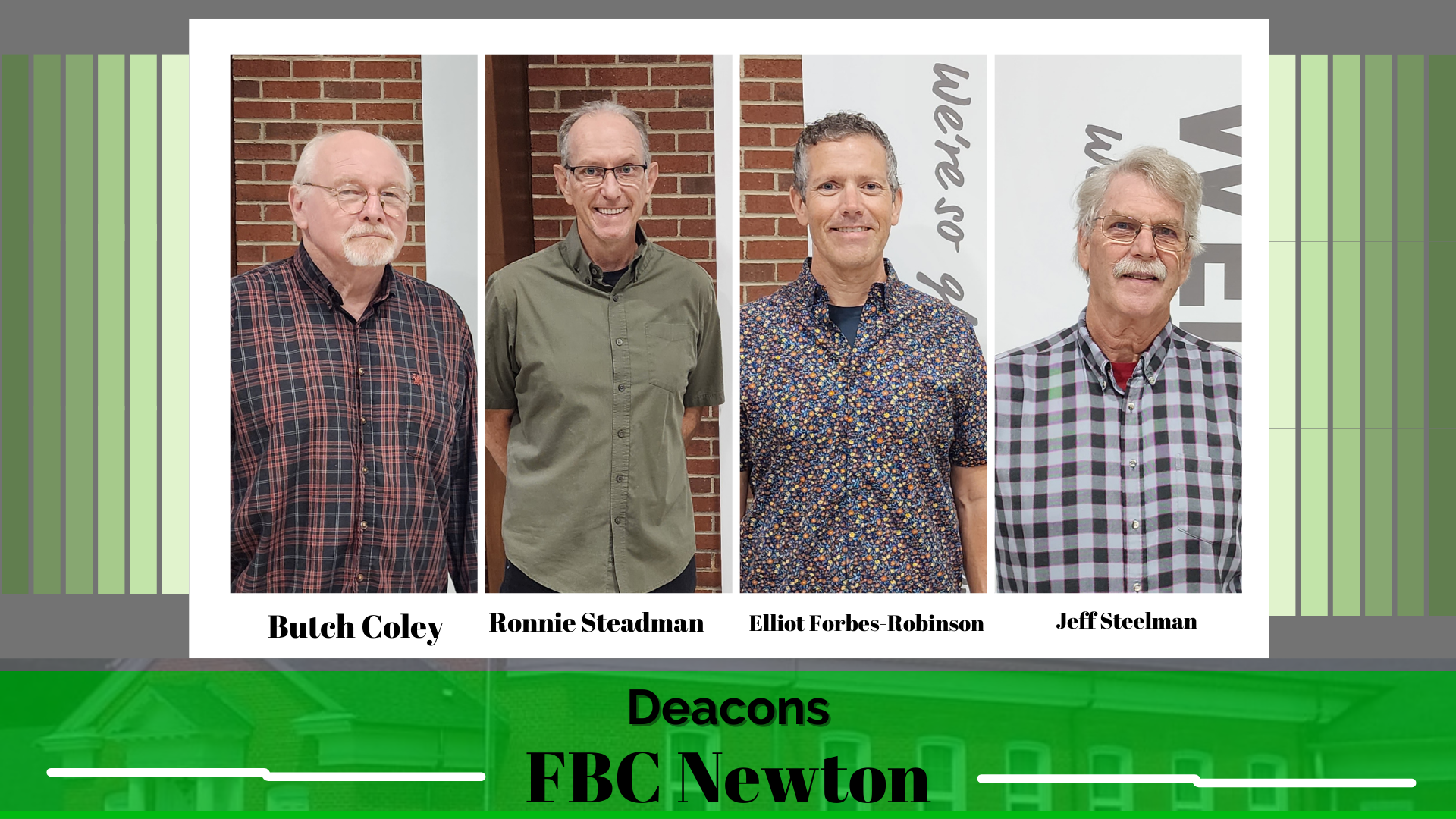 First Baptist Church Newton, NC Deacons
